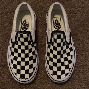 Vans black & white checkered